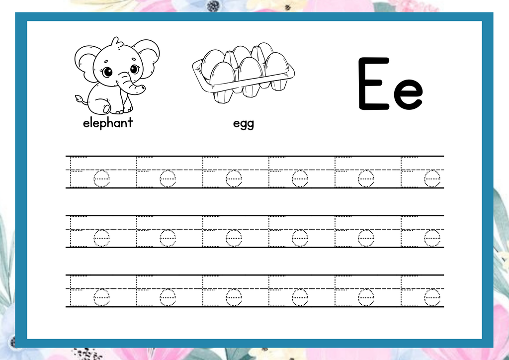 My Alphabet Tracing Worksheet PDF
