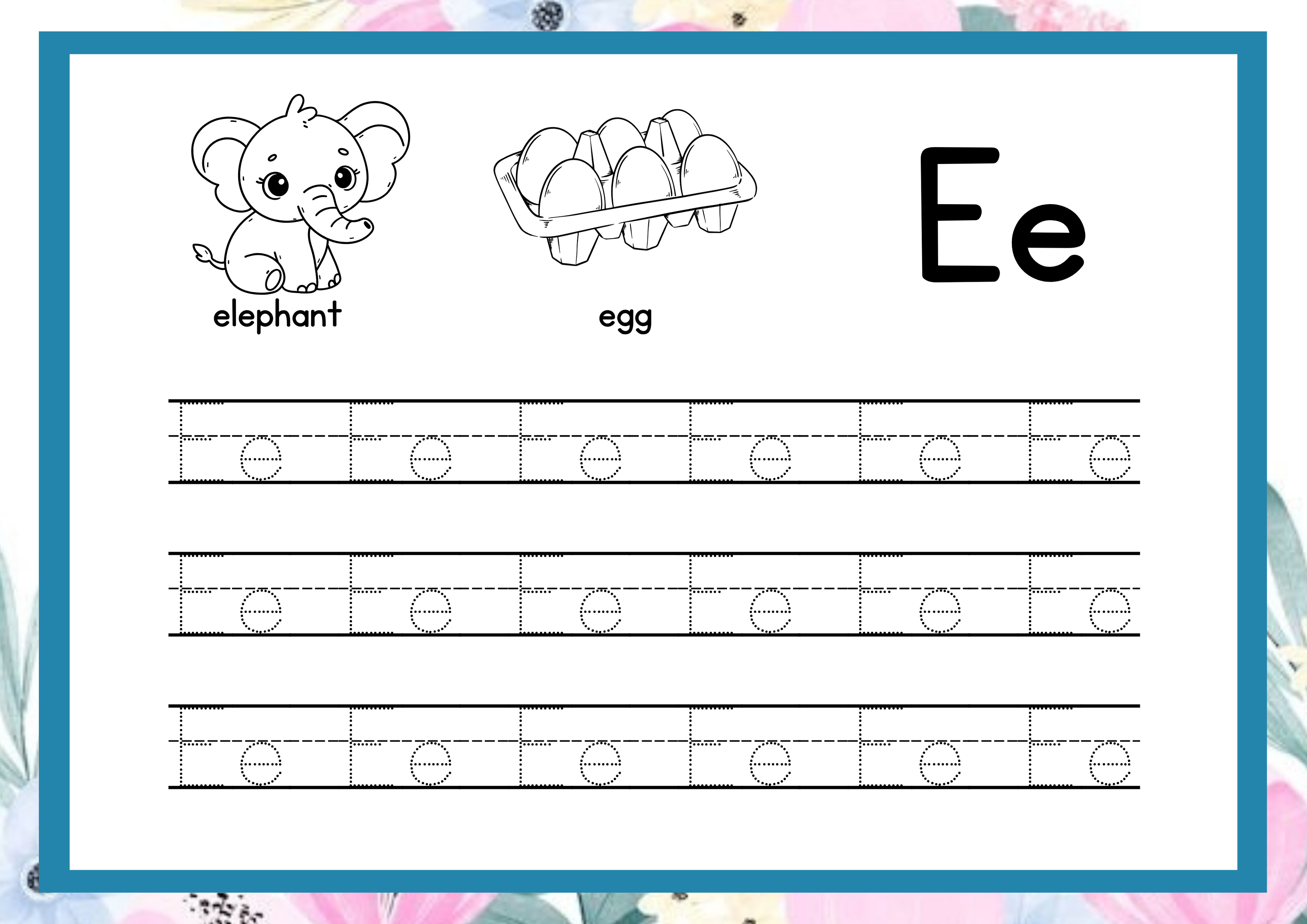 My Alphabet Tracing Worksheet PDF